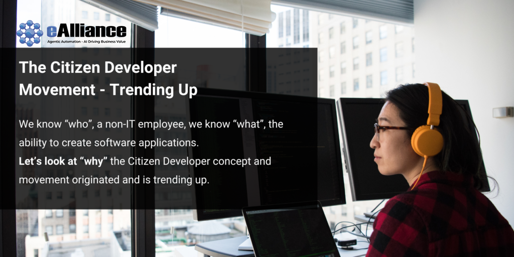 The Citizen Developer Movement – Trending Up